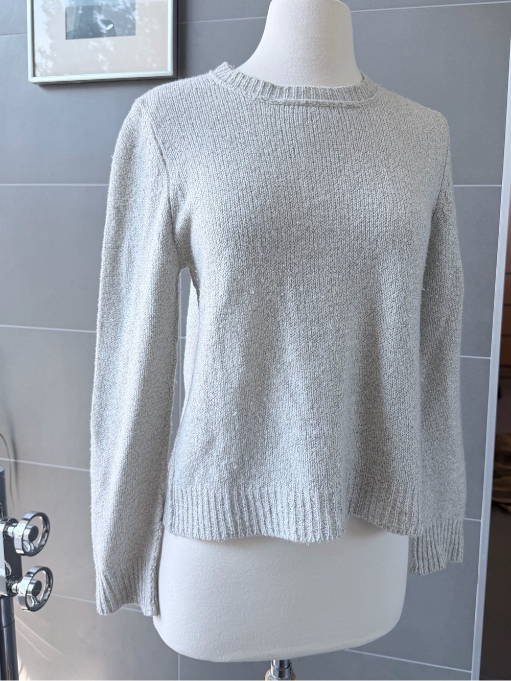 A.L.C. Light Gray Crewneck Sweater